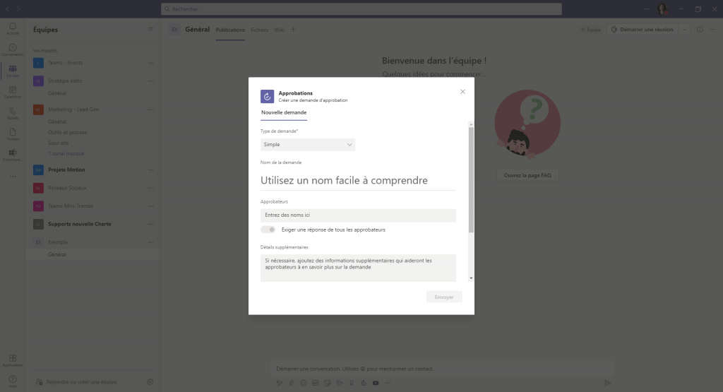 demande d'approbation Teams 2