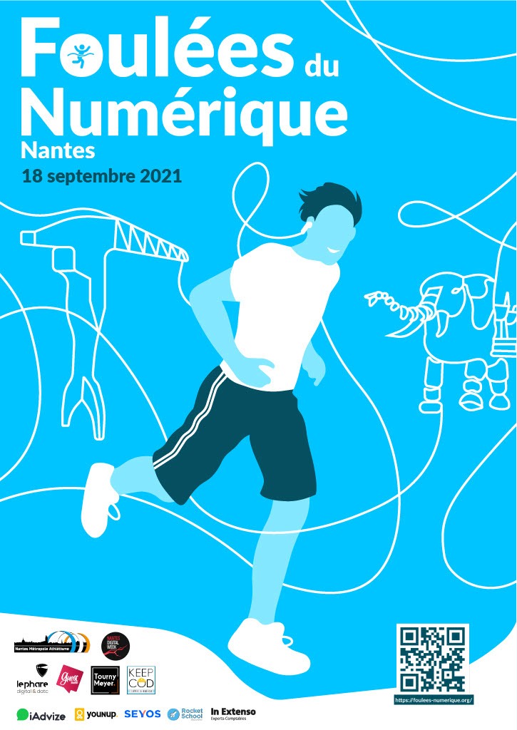 affiche foulées du numérique