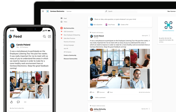 déploiement microsoft yammer dans votre entreprise